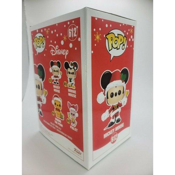 Funko 612 Santa MICKEY MOUSE Ringing Christmas Bell Disney   2019 NEW Unopened - Picture 5 of 11